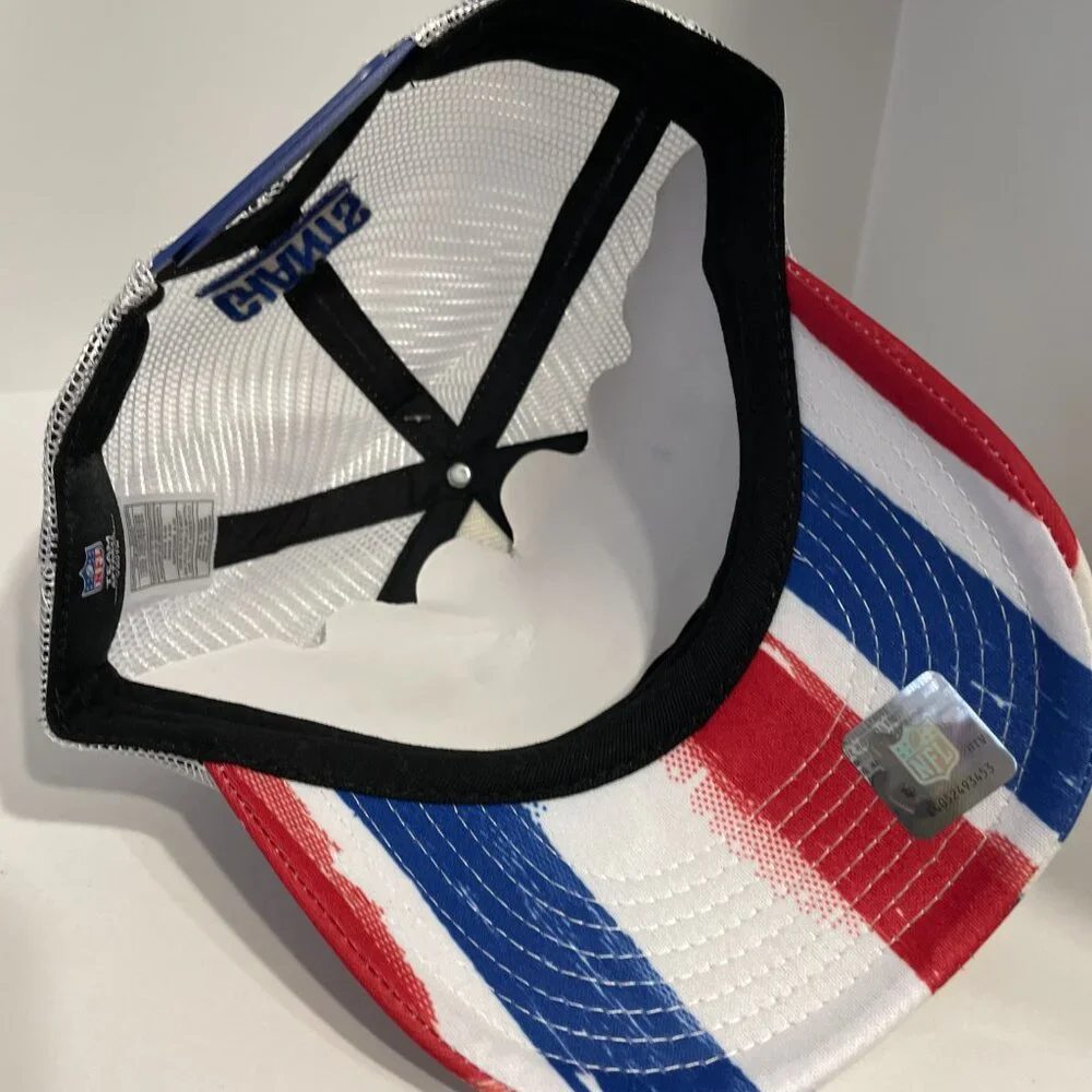 NWT Youth New York Giants USA Flag Trucker Hat NFL Team Apparel